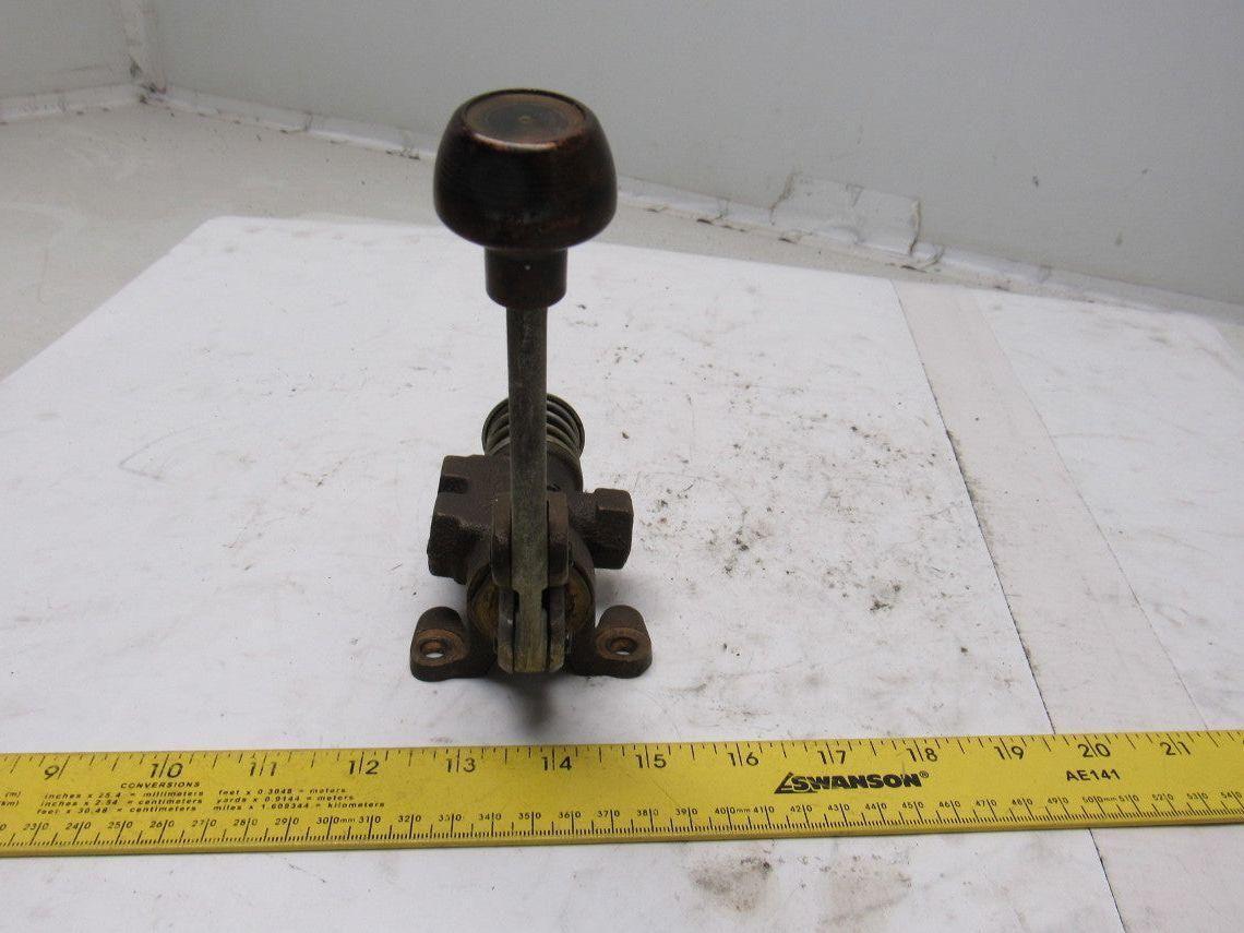 Bellows M082-218-03 3 Port Lever Operated Air Valve 1/4" Ports