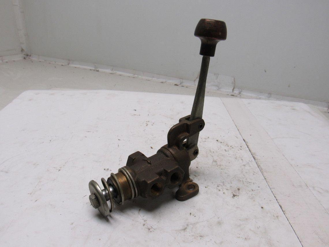 Bellows M082-218-03 3 Port Lever Operated Air Valve 1/4" Ports
