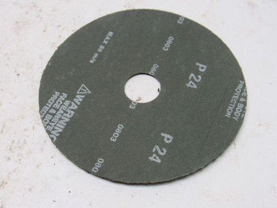 Random Products 5"x7/8" Aluminum Oxide Resin Fibre Disc 24 Grit Lot of 16