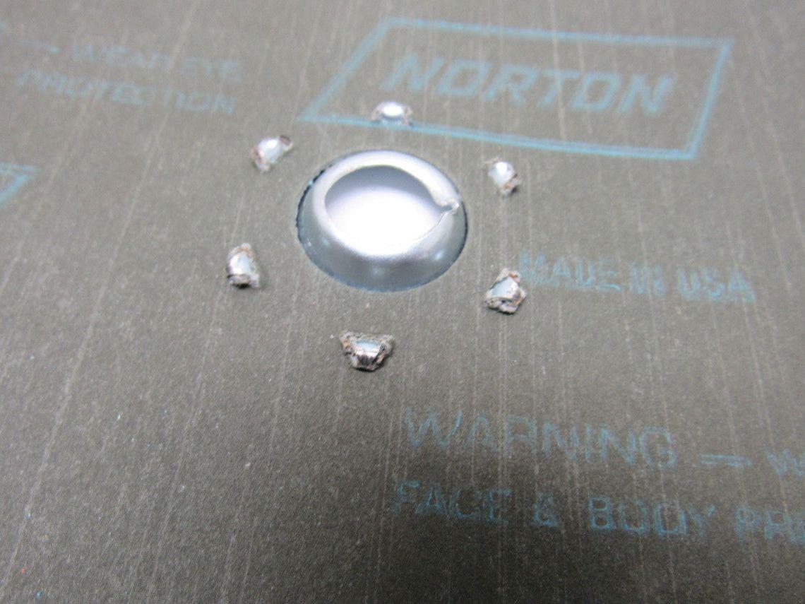 Norton F826 7" x 7/8" 80 Grit Quick Lock Fibre Disc Lot of 25