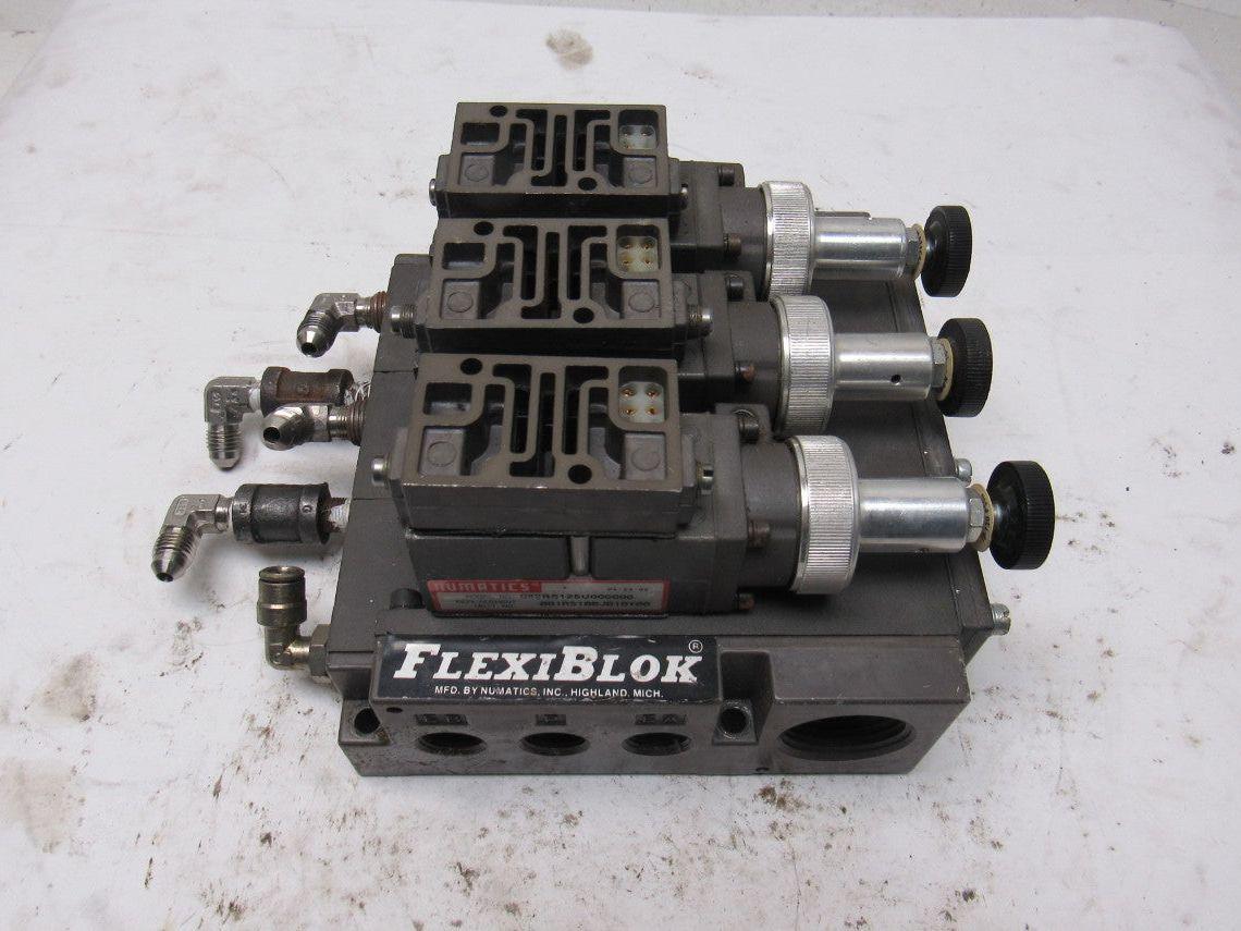 Numatics 082RS125UU000000152827 Pneumatic Pressure Regulator Flexiblok Manifold