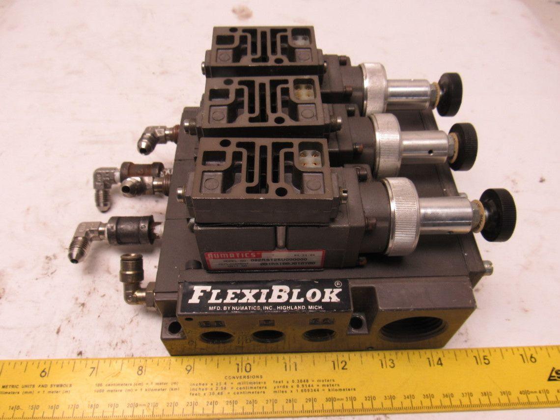 Numatics 082RS125UU000000152827 Pneumatic Pressure Regulator Flexiblok Manifold