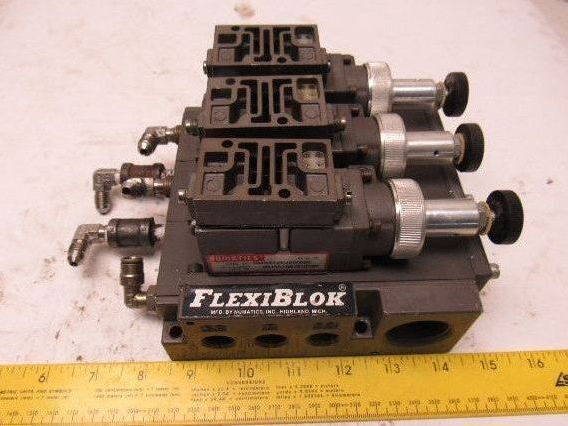 Numatics 082RS125UU000000152827 Pneumatic Pressure Regulator Flexiblok Manifold