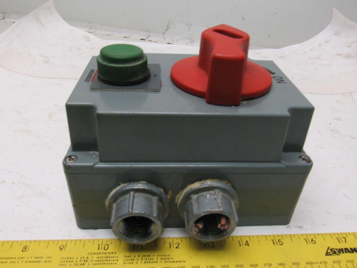Mennekes ME20MS4A-M2PBX3 25A 600V 5Hp HDI Disconnect Switch
