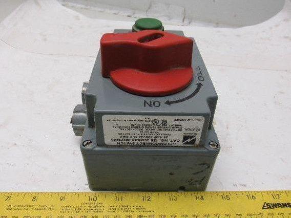 Mennekes ME20MS4A-M2PBX3 25A 600V 5Hp HDI Disconnect Switch