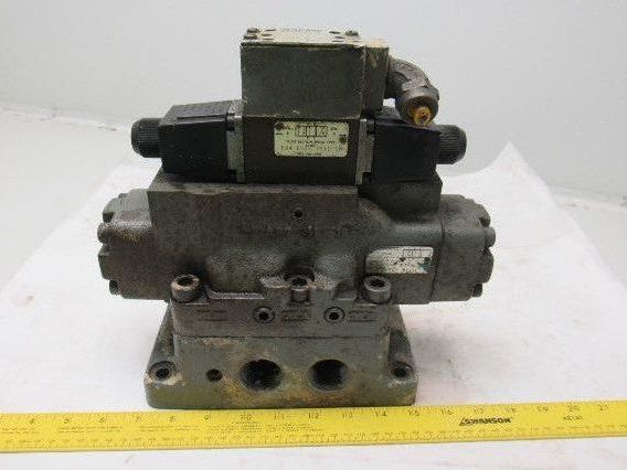 Racine Bosch FD4BSHSW06 Solenoid Pilot Operated 3 Position Spool Valve Unit 115V