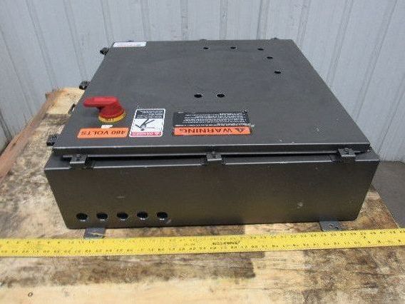 Delta Fabricating 30"x30"x8" Electrical Enclosure W/30A Disconnect Wall Mount
