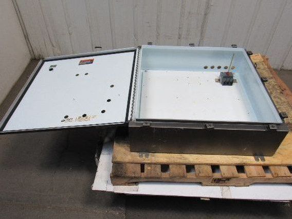 Delta Fabricating 30"x30"x8" Electrical Enclosure W/30A Disconnect Wall Mount