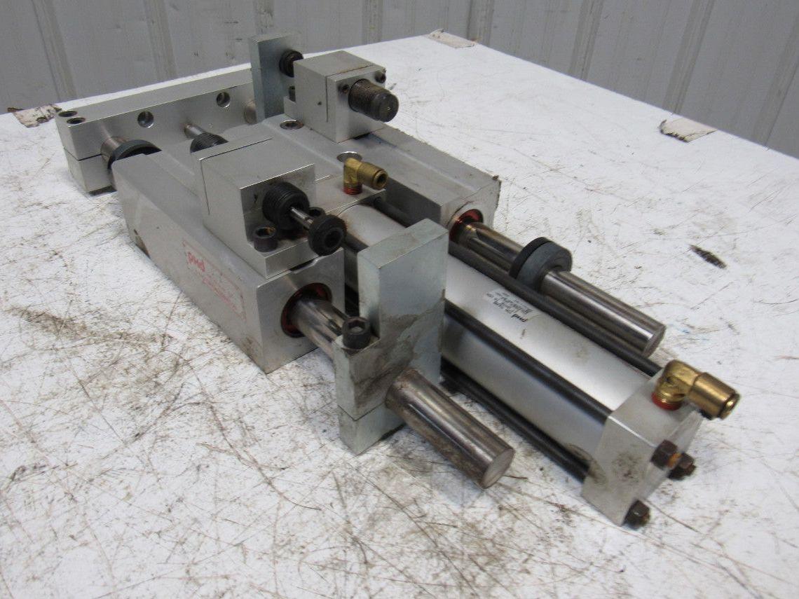 PHD SEC 26x8-BS-BT-G Pneumatic Linear Slide & Cylinder Assembly Up to 8" Stroke