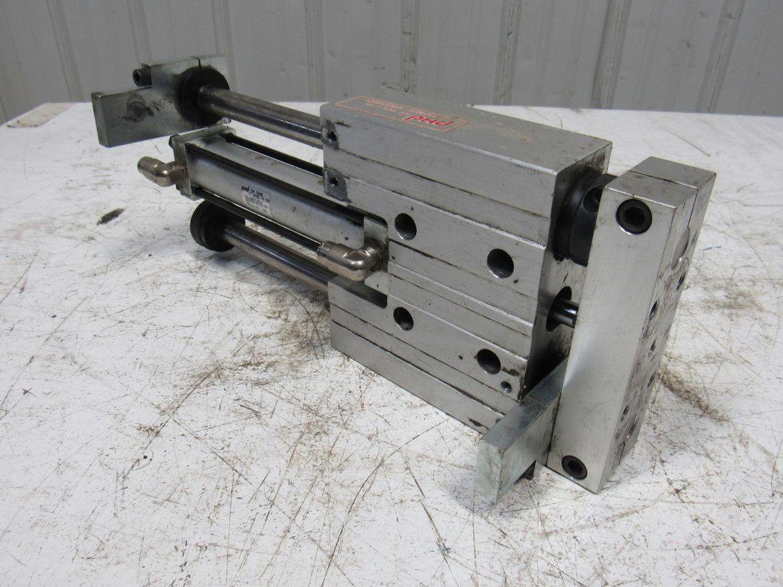 PHD SEC25x6-BS-BT-G Pneumatic Linear Slide & Cylinder Assembly Up to 6" Stroke