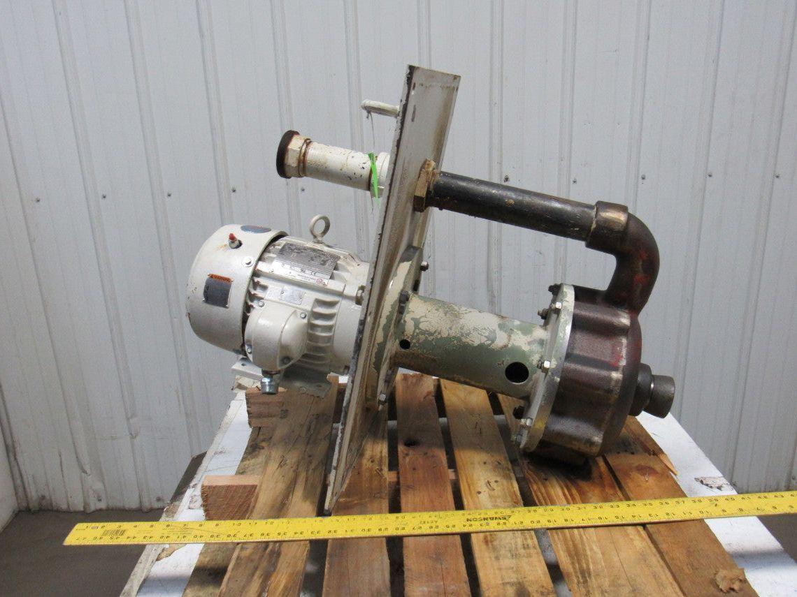 Egger T55 5HP.4 Turo 5Hp 1750RPM 2"x2-1/2"x8" Centrifugal Vertical Pump