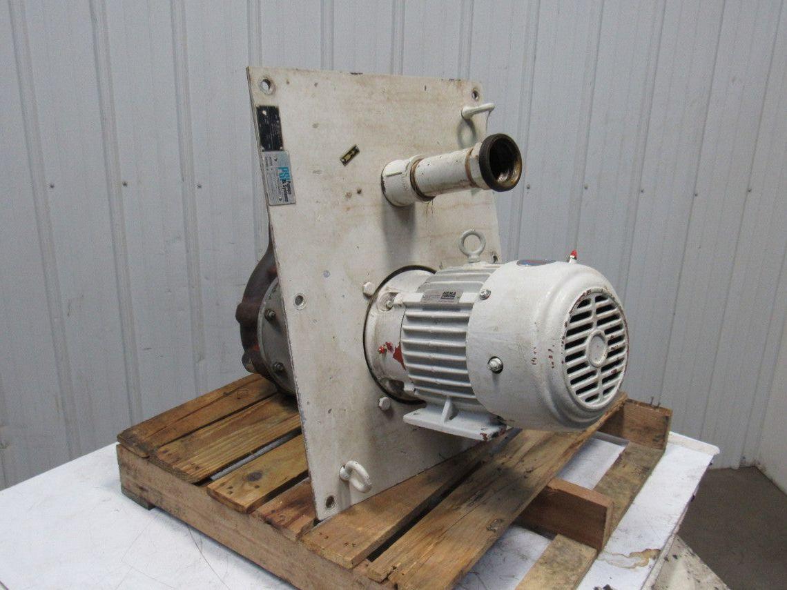Egger T55 5HP.4 Turo 5Hp 1750RPM 2"x2-1/2"x8" Centrifugal Vertical Pump