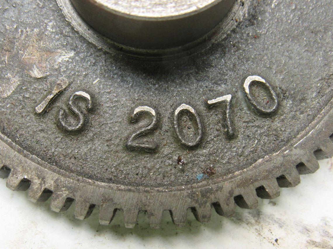 Ohio Gear IS2070 3-9/16" OD 70T 1/2" Bore 3/8" Thick Spur Gear