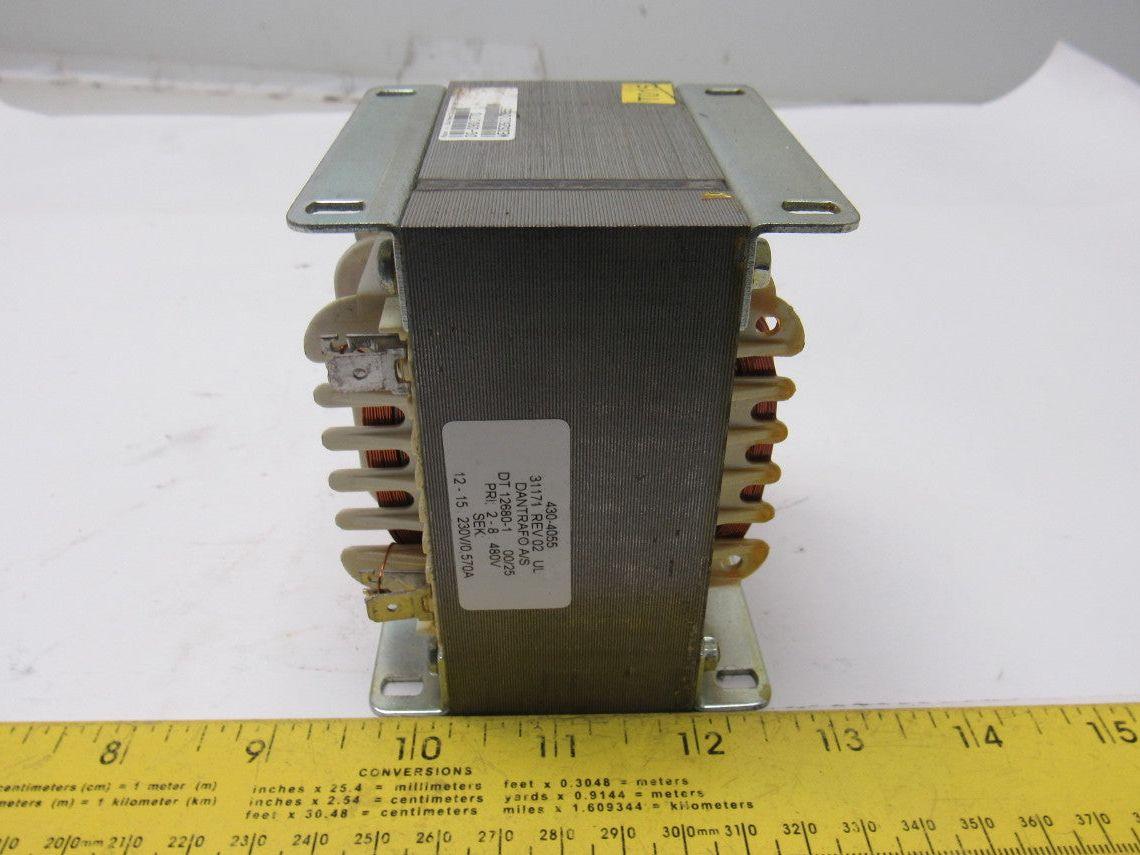 Dantrafo A/S DT 12680-1 430-4055 31171 Rev.02 00/47 PRI 2-8 480V Transformer