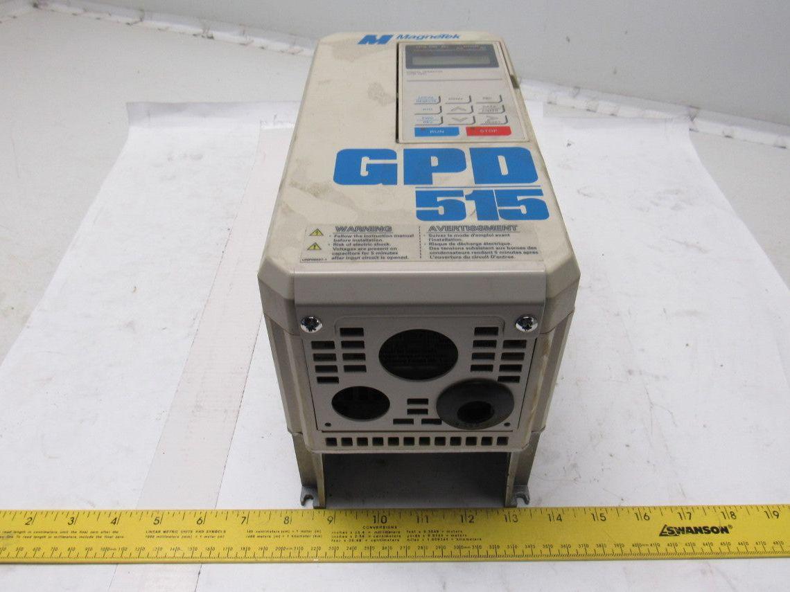 Magnetek GPD 515C-B004 Variable Speed AC Drive 0-400Hz 5.1A 3 Phase