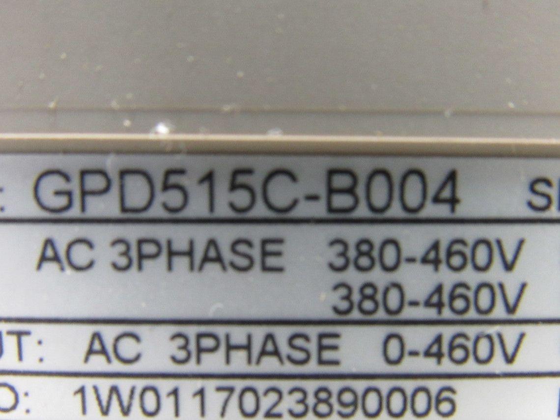 Magnetek GPD 515C-B004 Variable Speed AC Drive 0-400Hz 5.1A 3 Phase