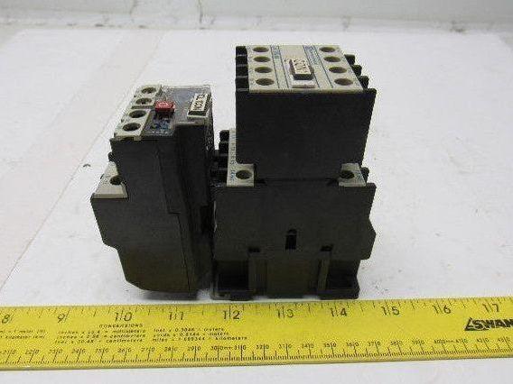Telemecanique LC1 D09 10 600V 20A 7.5Hp 3Ph MAX Contactor Overload 120V Coil