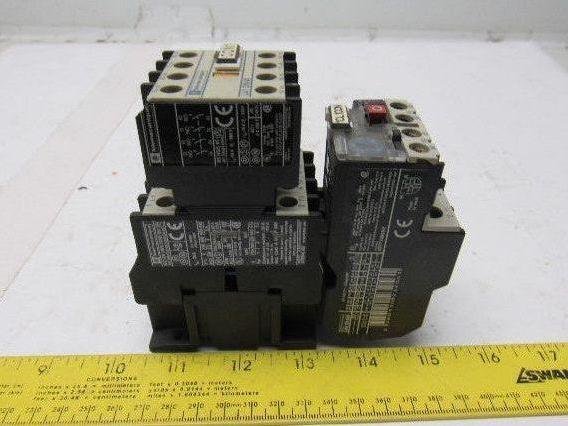Telemecanique LC1 D09 10 600V 20A 7.5Hp 3Ph MAX Contactor Overload 120V Coil