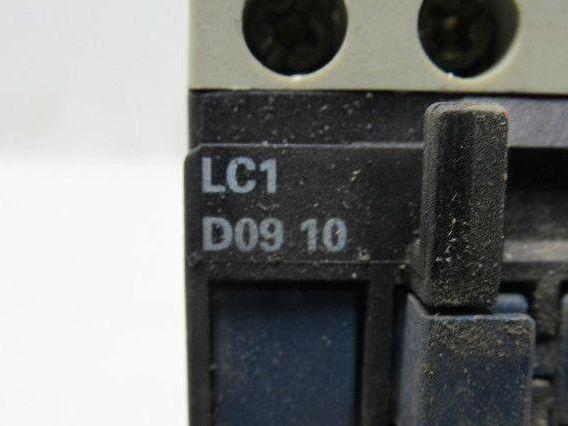 Telemecanique LC1 D09 10 600V 20A 7.5Hp 3Ph MAX Contactor Overload 120V Coil