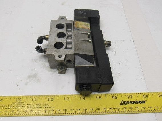 Norgren SXE9773-850-M1 Pneumatic 5/3 Solenoid Operated Air Valve 24V Coil