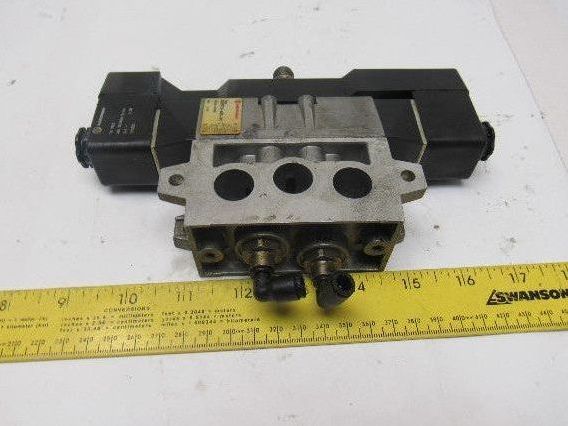 Norgren SXE9773-850-M1 Pneumatic 5/3 Solenoid Operated Air Valve 24V Coil