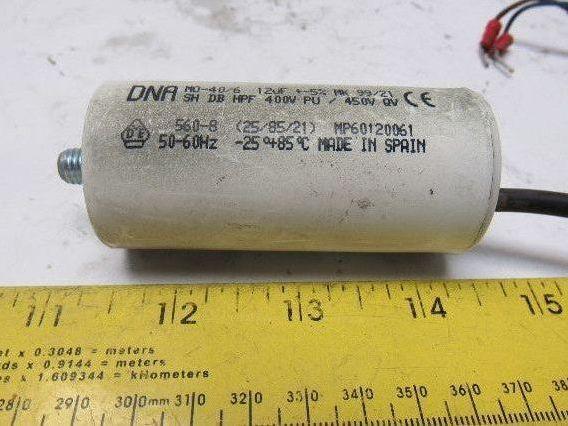 DNA MP60120061 12uF 50/60Hz Run Capacitor