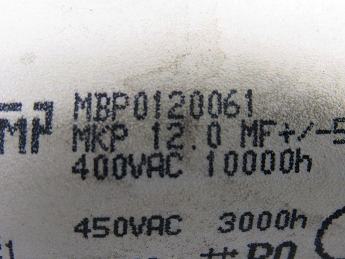 UniComp MBP0120061 12.0uF 400VAC 50/60Hz Run Capacitor