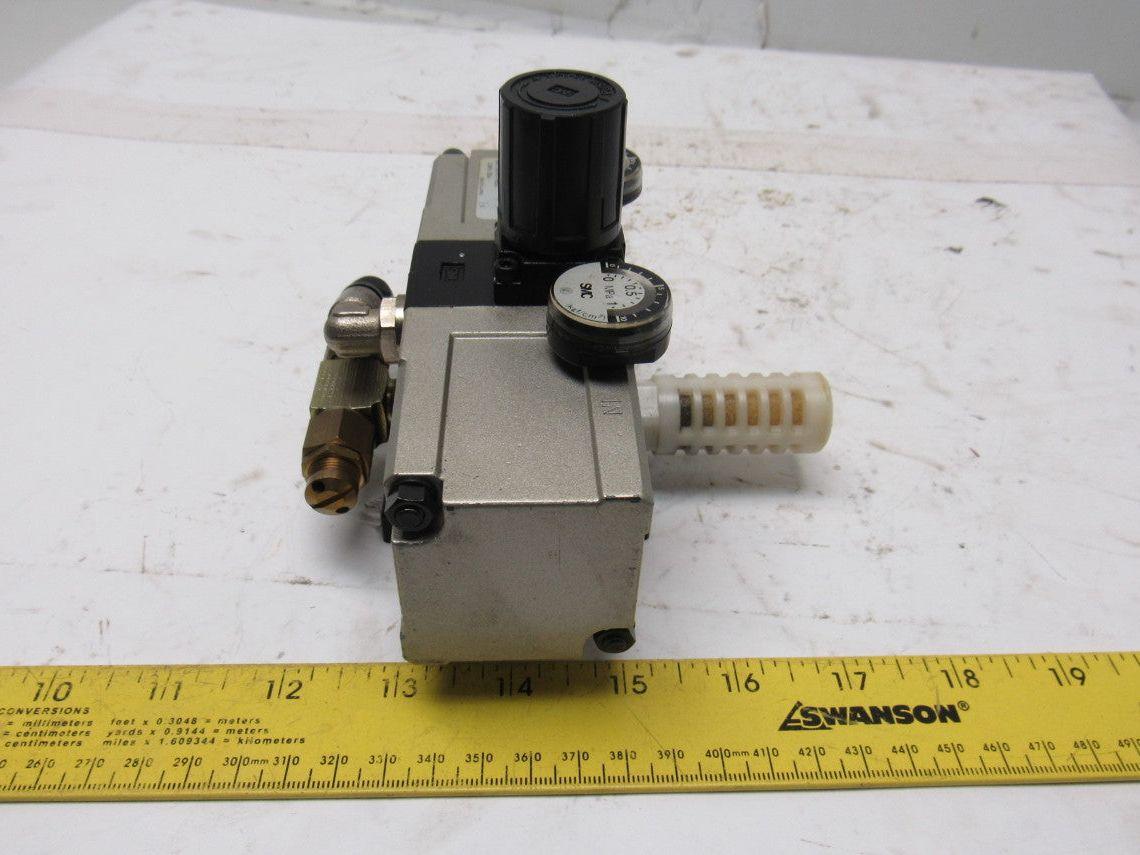SMC EVBA1110 1-10 Bar Input 20 Bar Output Pressure Booster Regulator