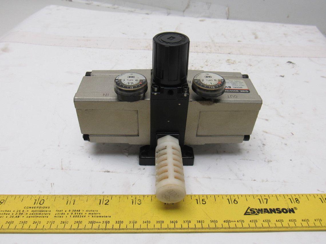 SMC EVBA1110 1-10 Bar Input 20 Bar Output Pressure Booster Regulator