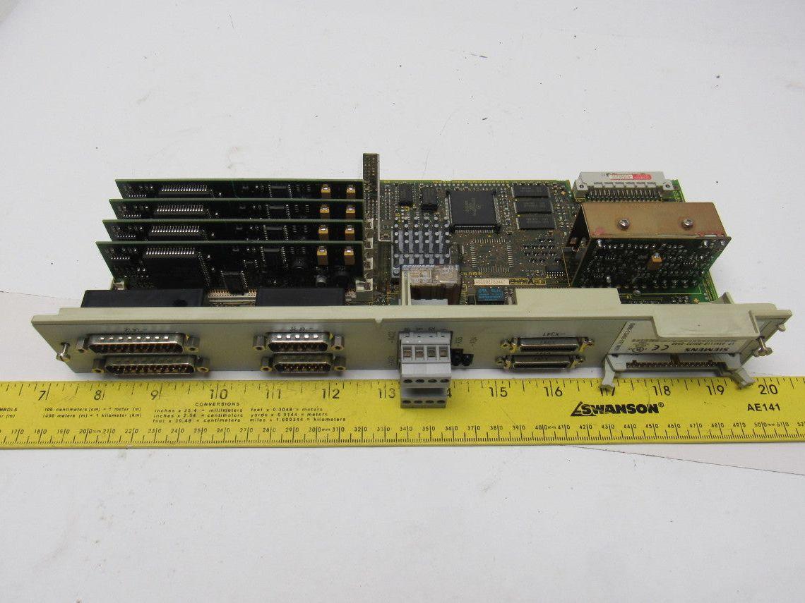 Siemens 6SN1118-0DM23-0AA0 Ver. D Simodrive Servo Amplifier Axis Module Card