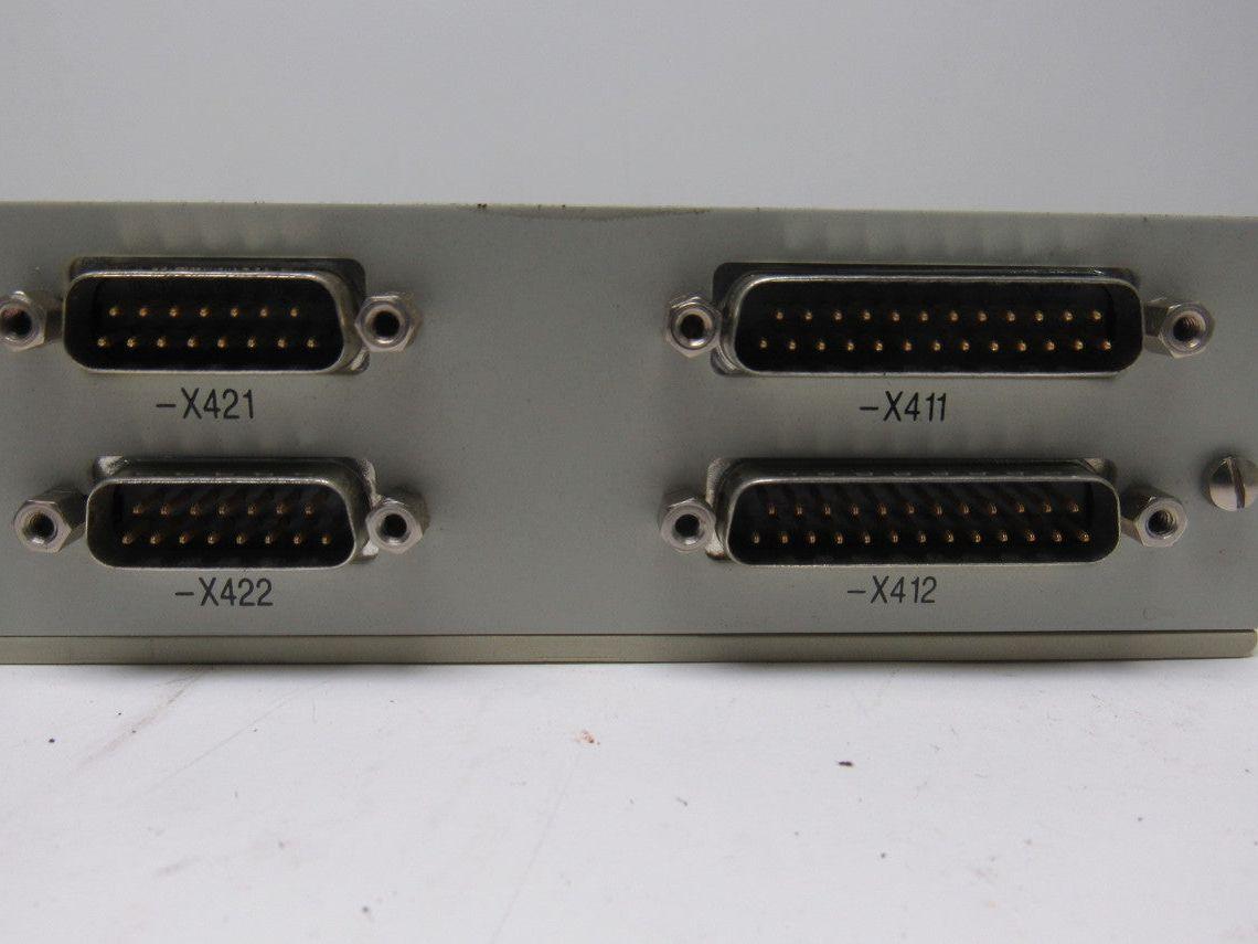 Siemens 6SN1118-0DM23-0AA0 Ver. D Simodrive Servo Amplifier Axis Module Card