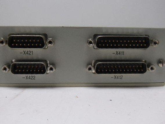 Siemens 6SN1118-0DM23-0AA0 Ver. D Simodrive Servo Amplifier Axis Module Card