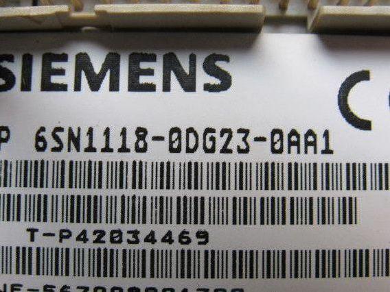 Siemens 6SN1118-0DG23-0AA1 Ver A Simodrive Module Card