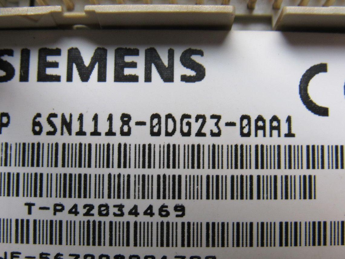Siemens 6SN1118-0DG23-0AA1 Ver A Simodrive Module Card