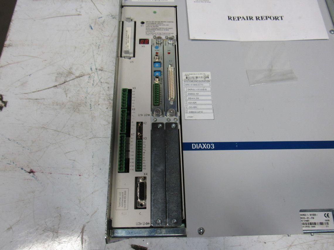 Rexroth Indramat FWA-DIAX03-ELS-04VRS-MS DKR03.1-W100B-B Servo Controller Drive