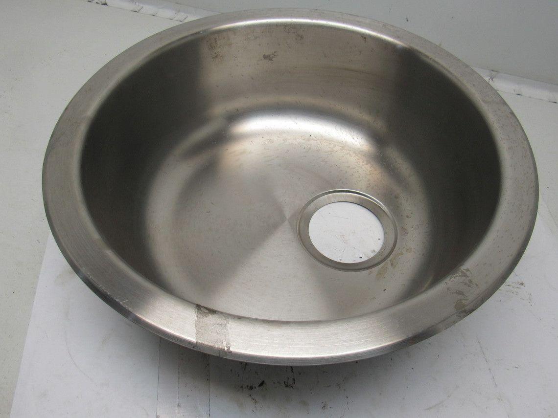 Emsen IKEA 501.141.36 18" Stainless Steel Round Drop In Stainless Steel Bar Sink