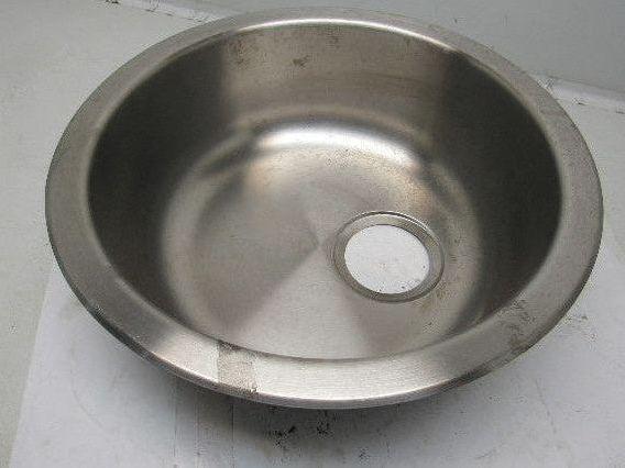 Emsen IKEA 501.141.36 18" Stainless Steel Round Drop In Stainless Steel Bar Sink