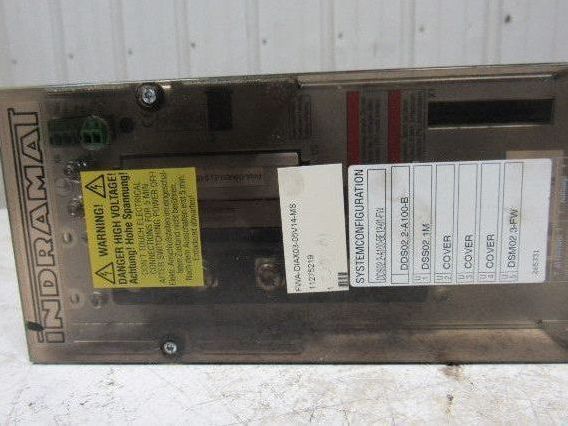 Indramat DDS02.2-A100-BE12-01-FW Ac Servo Controller