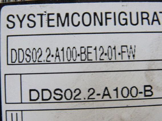 Indramat DDS02.2-A100-BE12-01-FW Ac Servo Controller