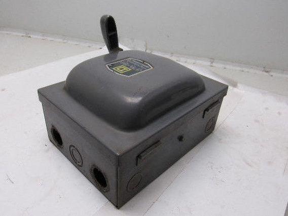 Square D A85351 3 Pole Fusible Safety Switch 30A 240V Max.