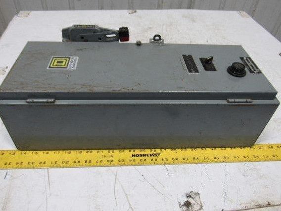 Square D 8539 SCG43 15A NEMA Size 1 Starter Disconnect Combo