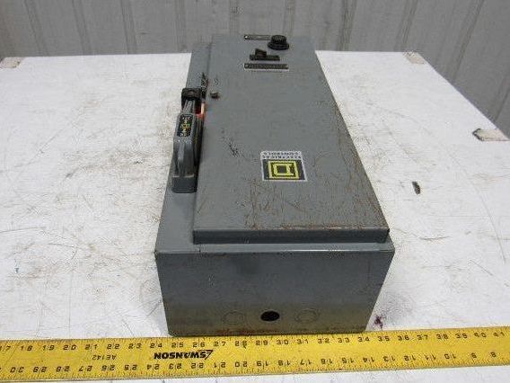 Square D 8539 SCG43 15A NEMA Size 1 Starter Disconnect Combo