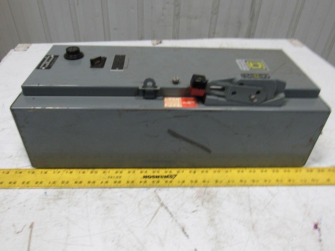 Square D 8539 SCG43 15A NEMA Size 1 Starter Disconnect Combo