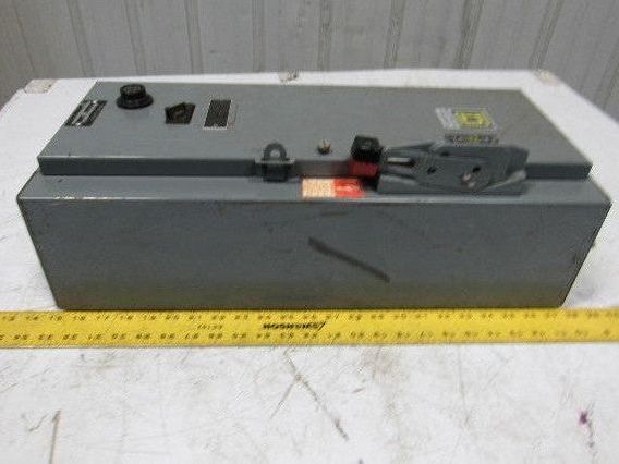 Square D 8539 SCG43 15A NEMA Size 1 Starter Disconnect Combo