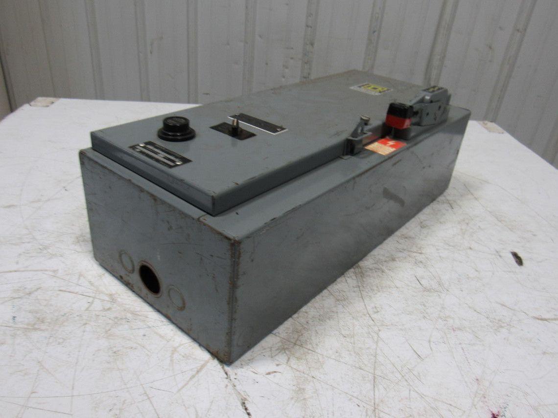 Square D 8539 SCG43 15A NEMA Size 1 Starter Disconnect Combo