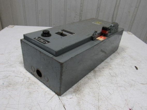 Square D 8539 SCG43 15A NEMA Size 1 Starter Disconnect Combo