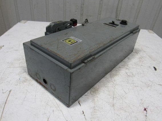 Square D 8539 SCG43 15A NEMA Size 1 Starter Disconnect Combo