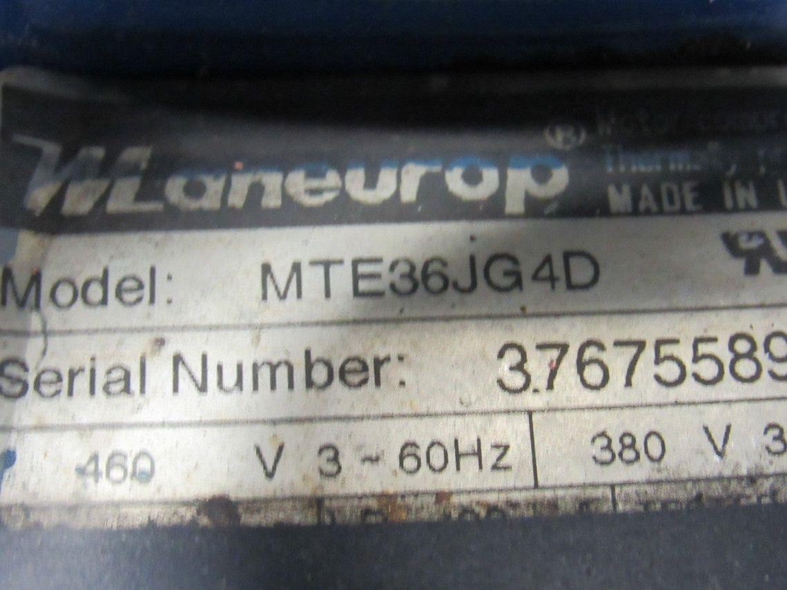 Man
Maneurop MTE36JG4D 460V 50/60Hz Refrigerated Reciprocating Compressor