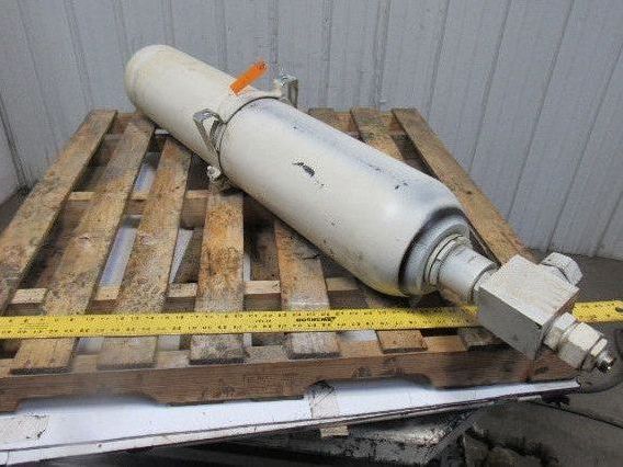 Hydac 364162 Hydraulic Accumulator W/Shut-Off Nitrogen Charge 3000PSI