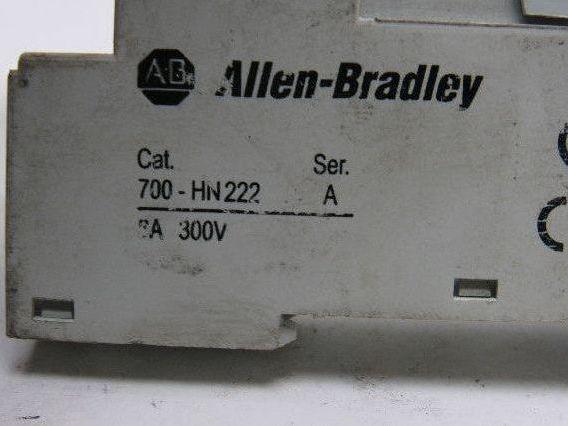 Allen Bradley 700-HK32A1-3-4 700-HN222 120V AC Relay Module And Base Lot Of 2
